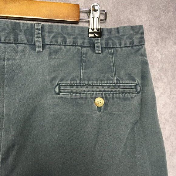 Peter Millar Mens Shorts size 35 Blue Flat Front Pockets Pima Cotton Twill - Picture 9 of 12